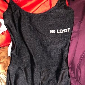 Black no limit 1 piece